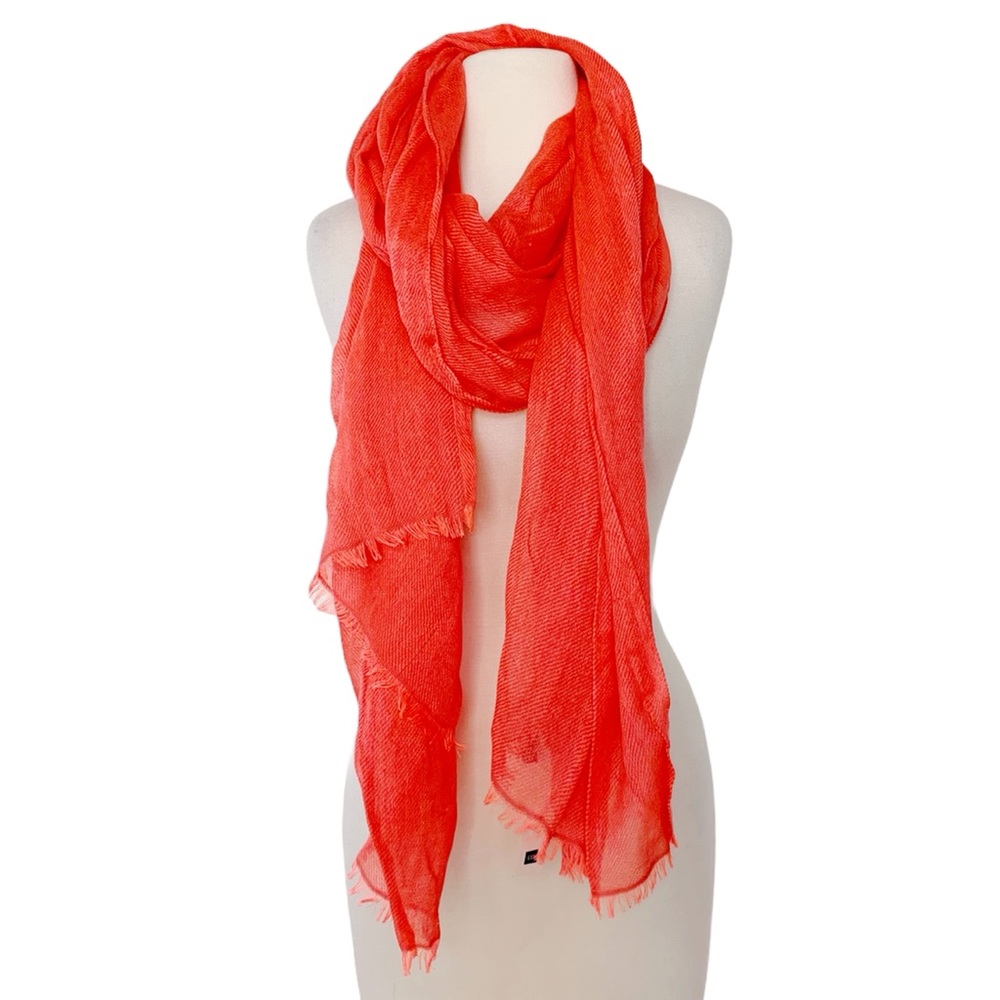 Gap Neon hot pink large pashmina scarf NWT